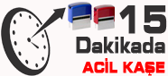 15 dakikada acil kaşe