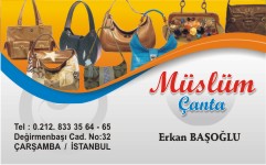 çanta kartvizit örnekleri