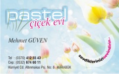 çiçek kartvizit örnekleri